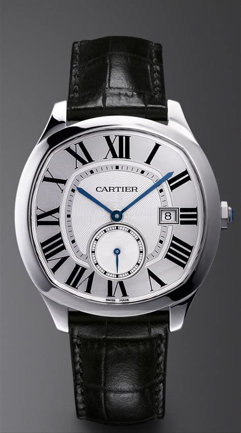 montre cartier homme bracelet cuir|montre cartier luxe.